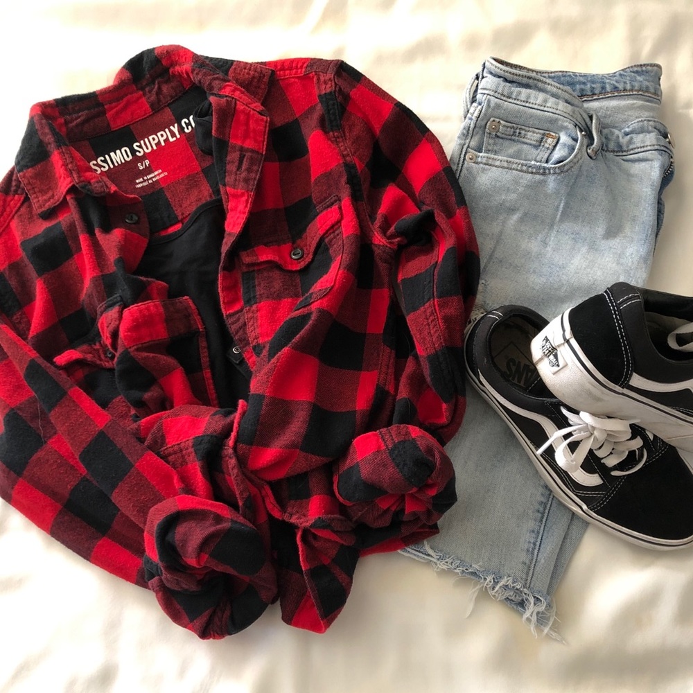 Black and Red Flannel